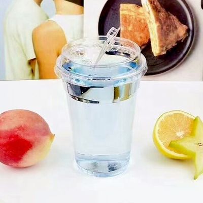 Fornecido livremente amostra PET/RPET plástico de cúpula plana de diamantes inserir tampas para copo de bebida fria