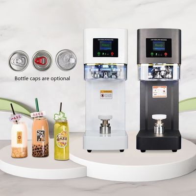 Modelo de caixa de plástico personalizado Embalagem em lata Não rotativa Máquina de vedação de lata totalmente automática