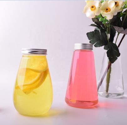 300ml 350ml 400ml Pet Botão de bebida de plástico para personalização de bebidas e marca