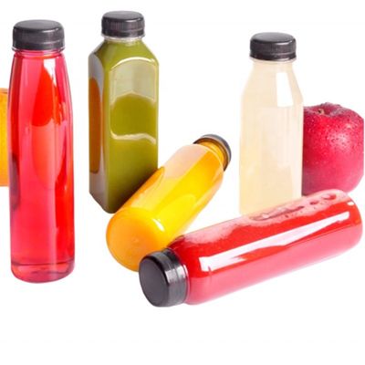 300ml 350ml 400ml Pet Botão de bebida de plástico para personalização de bebidas e marca