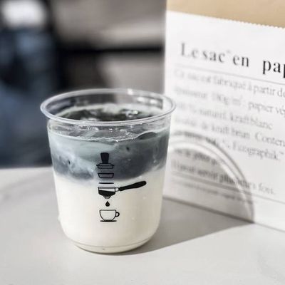 Copo de recipiente de smoothie colorido RPET 16 Oz para batidos e sucos