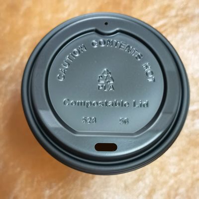 62mm/73mm/80mm/90mm/115mm Design colorido Cobertura de papel biodegradável CPLA para xícara de café