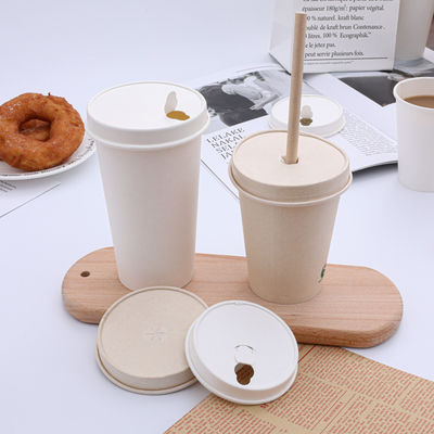 62mm/73mm/80mm/90mm/115mm Design colorido Cobertura de papel biodegradável CPLA para xícara de café