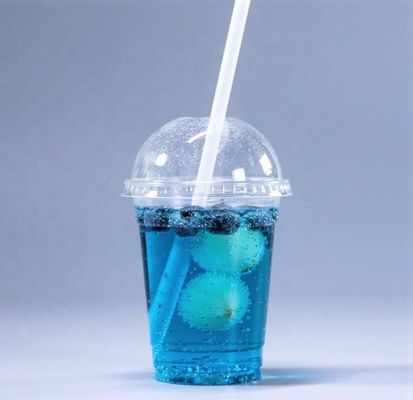Copo de plástico PLA 100% biodegradável Copo com tampa
