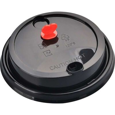 62mm/78mm/90mm/115mm Cobertura de café para o branco/preto PP plástico tampas de sorvete Cobertura de xícara de café