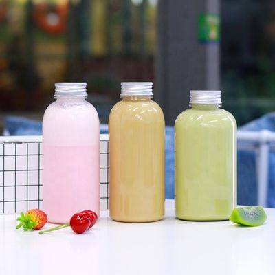 Material de corpo de plástico de PP 150ml 280ml 350ml 500ml Garrafa de bebida resistente ao calor para sumo