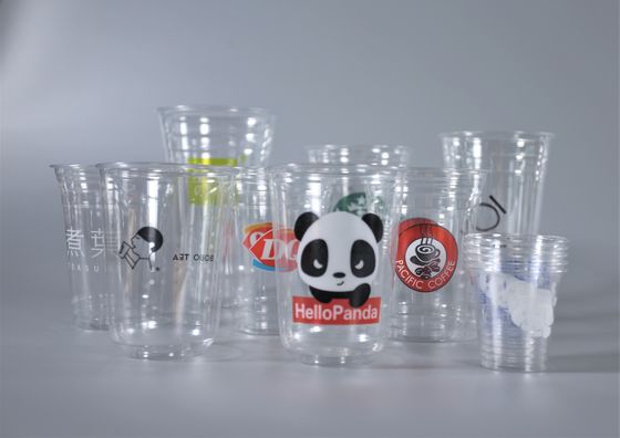 Temperatura de utilização em hotéis -15-54C 150ml/200ml/350ml/425ml/700ml/16oz Copo Bio PET claro