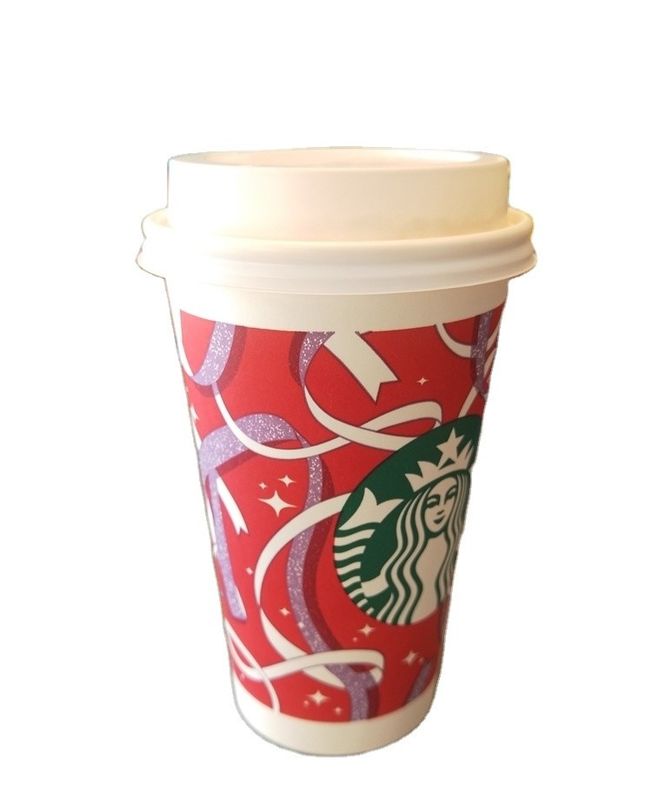 Copo de papel de café de parede única descartável Impresso sob medida Eco-friendly para festa de café