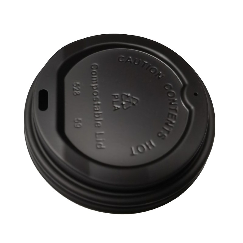 62mm/73mm/80mm/90mm/115mm Design colorido Cobertura de papel biodegradável CPLA para xícara de café
